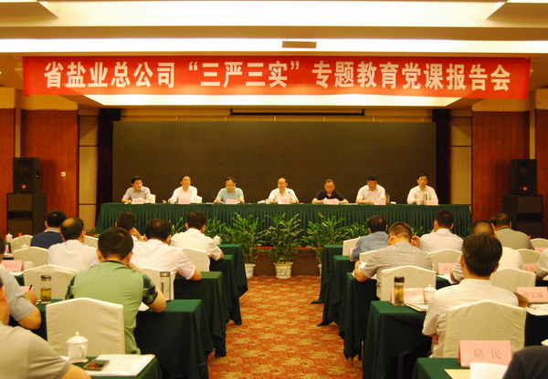 省公司黨委舉行“三嚴(yán)三實”專題教育黨課報告會 