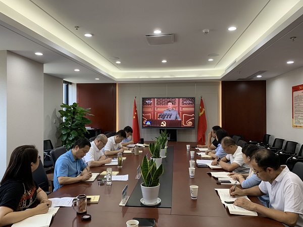 徽鹽地產(chǎn)集團黨委理論學習中心組集體學習研討習近平總書記“七一”重要講話